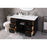 Elegant Lighting Hayes 54"L Single Vanity Sink, Black