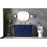 Elegant Lighting Hayes 54"L Single Vanity Sink, Blue
