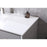 Elegant Lighting Hayes 54"L Single Vanity Sink, Grey