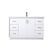 Elegant Lighting Hayes 54"L Single Vanity Sink, White - VF19654WH