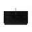 Elegant Lighting Hayes 60"L Single Vanity Sink, Black - VF19660BK