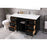 Elegant Lighting Hayes 60"L Single Vanity Sink, Black