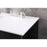 Elegant Lighting Hayes 60"L Single Vanity Sink, Black