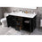 Elegant Lighting Hayes 60"L Double Vanity Sink, Black