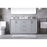 Elegant Lighting Hayes 60"L Double Vanity Sink, Grey
