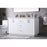 Elegant Lighting Hayes 60"L Double Vanity Sink, White