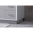 Elegant Lighting Hayes 60"L Single Vanity Sink, Grey