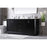 Elegant Lighting Hayes 72"L Double Vanity Sink, Black
