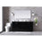 Elegant Lighting Hayes 72"L Double Vanity Sink, Black