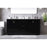 Elegant Lighting Hayes 72"L Double Vanity Sink, Black