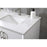 Elegant Lighting Hayes 72"L Double Vanity Sink, White