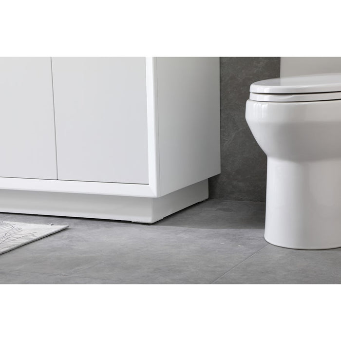 Elegant Lighting Hayes 72"L Double Vanity Sink, White