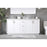 Elegant Lighting Hayes 72"L Double Vanity Sink, White