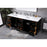 Elegant Lighting Hayes 84"L Double Vanity Sink, Black