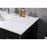 Elegant Lighting Hayes 84"L Double Vanity Sink, Black