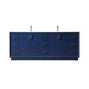 Elegant Lighting Hayes 84"L Double Vanity Sink, Blue - VF19684DBL