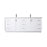 Elegant Lighting Hayes 84"L Double Vanity Sink, White - VF19684DWH