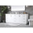Elegant Lighting Hayes 84"L Double Vanity Sink, White