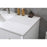 Elegant Lighting Hayes 84"L Double Vanity Sink, White