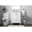Elegant Lighting Hamilton 24"L Single Vanity Sink, White