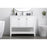 Elegant Lighting Heath 42"L Single Vanity Sink, White