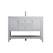 Elegant Lighting Heath 48"L Single Vanity Sink, Grey - VF22248GR
