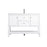Elegant Lighting Heath 48"L Single Vanity Sink, White - VF22248WH