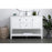 Elegant Lighting Heath 48"L Single Vanity Sink, White