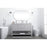 Elegant Lighting Heath 54"L Double Vanity Sink, Grey