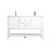 Elegant Lighting Heath 54"L Double Vanity Sink, White - VF22254DWH