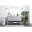 Elegant Lighting Heath 54"L Single Vanity Sink, Grey