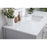 Elegant Lighting Heath 54"L Single Vanity Sink, Grey