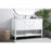 Elegant Lighting Heath 54"L Single Vanity Sink, White