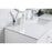 Elegant Lighting Heath 54"L Single Vanity Sink, White