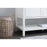 Elegant Lighting Heath 54"L Single Vanity Sink, White
