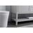 Elegant Lighting Heath 60"L Double Vanity Sink, Grey
