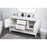 Elegant Lighting Heath 60"L Double Vanity Sink, White