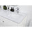 Elegant Lighting Heath 60"L Double Vanity Sink, White