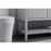 Elegant Lighting Heath 60"L Single Vanity Sink, Grey