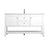 Elegant Lighting Heath 60"L Single Vanity Sink, White - VF22260WH