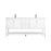 Elegant Lighting Heath 72"L Double Vanity Sink, White - VF22272DWH