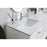 Elegant Lighting Heath 72"L Double Vanity Sink, White