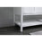 Elegant Lighting Heath 72"L Double Vanity Sink, White