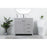Elegant Lighting Lewis 36"L Single Vanity Sink, Grey