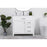 Elegant Lighting Lewis 36"L Single Vanity Sink, White