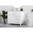 Elegant Lighting Lewis 36"L Single Vanity Sink, White