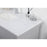 Elegant Lighting Lewis 42"L Single Vanity Sink, Grey