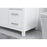 Elegant Lighting Lewis 42"L Single Vanity Sink, White