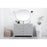 Elegant Lighting Lewis 48"L Single Vanity Sink, Grey