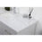 Elegant Lighting Lewis 48"L Single Vanity Sink, Grey